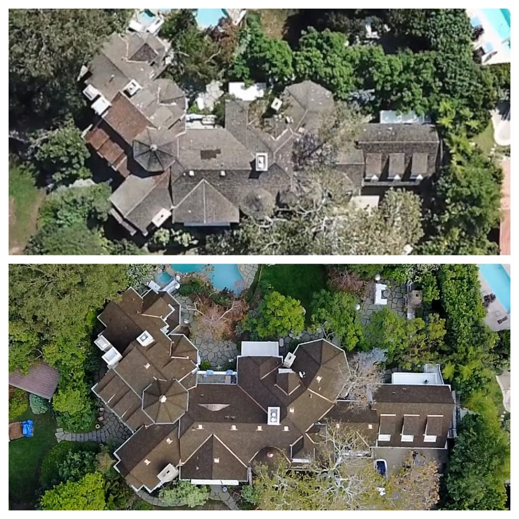 Celebrity Home Dual Aerial View 2