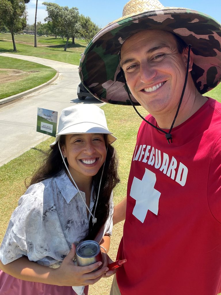 Brian at the Golf Tourney