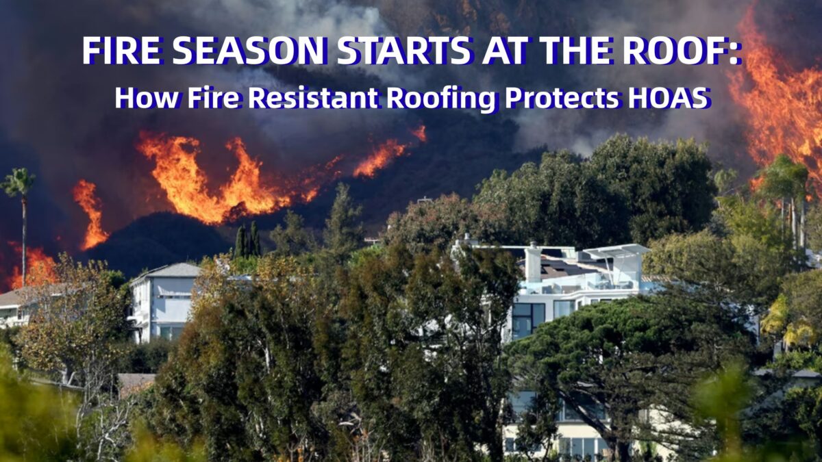 FIRE SEASON STARTS AT THE ROOF